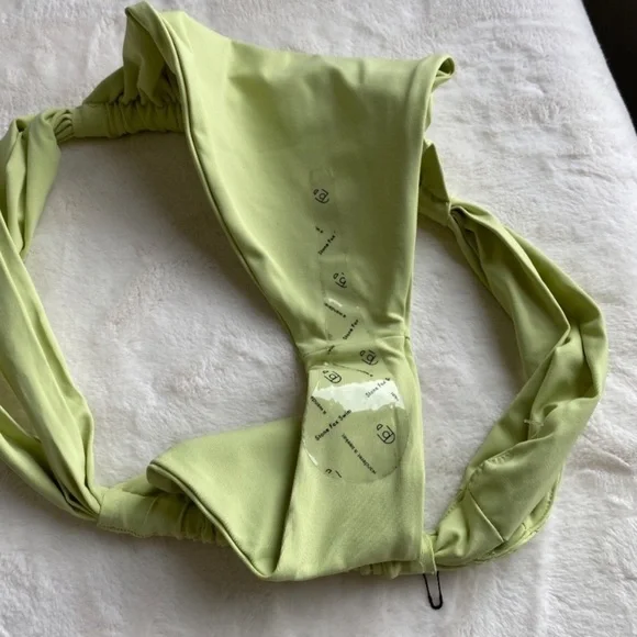 NEW! Set! Stone Fox Swim x Free People Bijou Lele bikini green 14620 - Picture 5 of 8